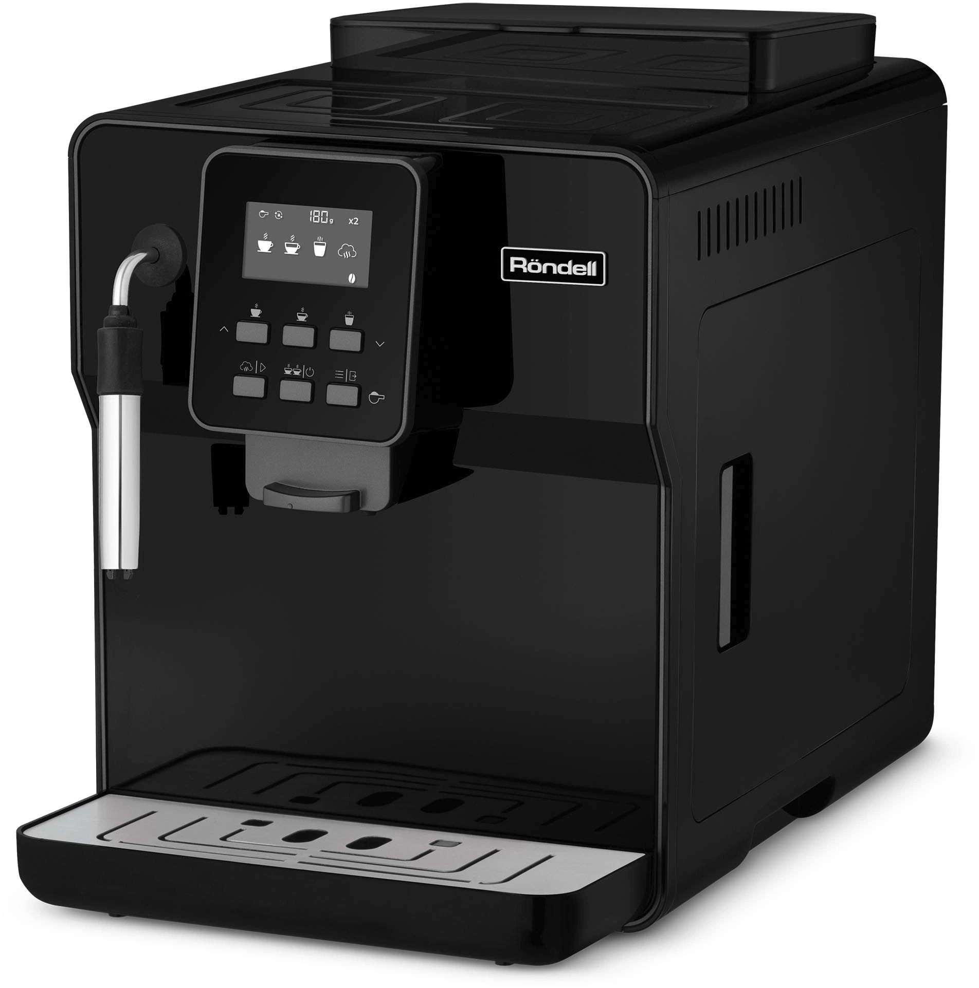 Кофемашина Rondell RDE-1109 1350Вт черный/серебристый