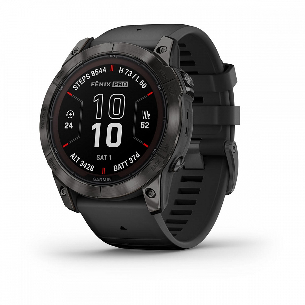  Часы Garmin Fenix 7X Pro Sapphire Solar Black Band 010-02778-11
