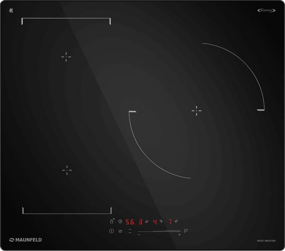 Индукционная варочная поверхность Maunfeld CVI593SBBK Inverter черный
