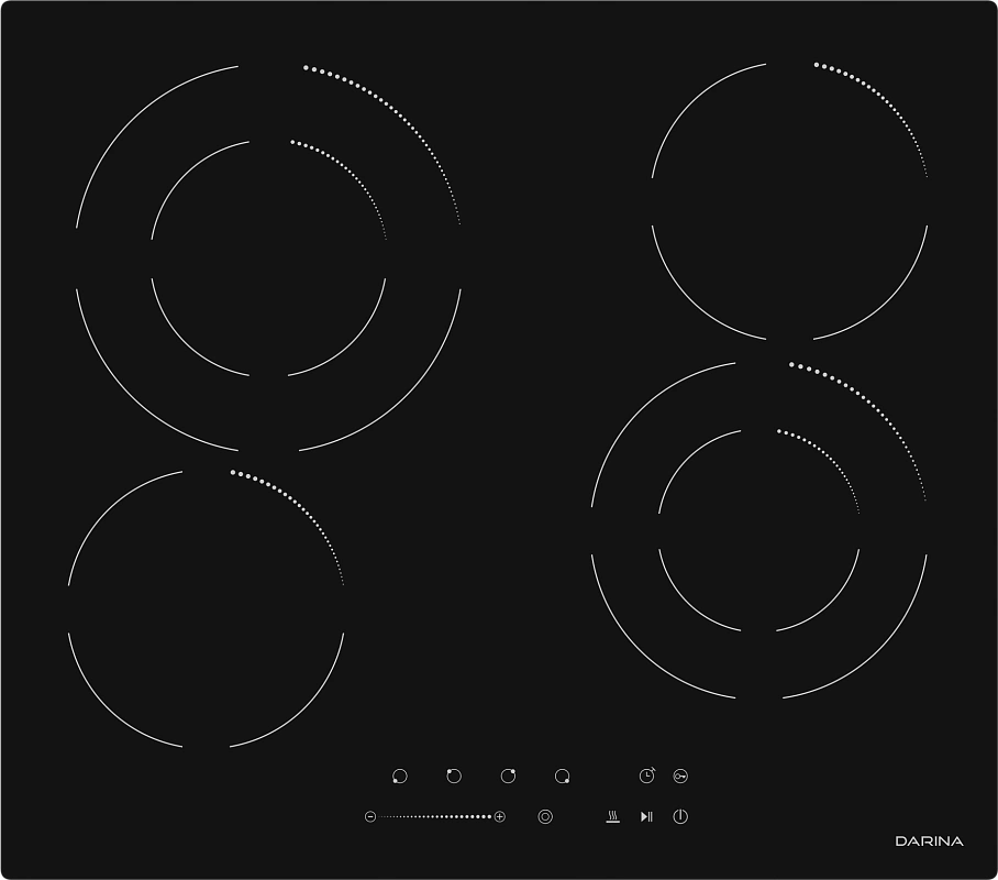 Варочная поверхность Darina 6P E 327 B черный