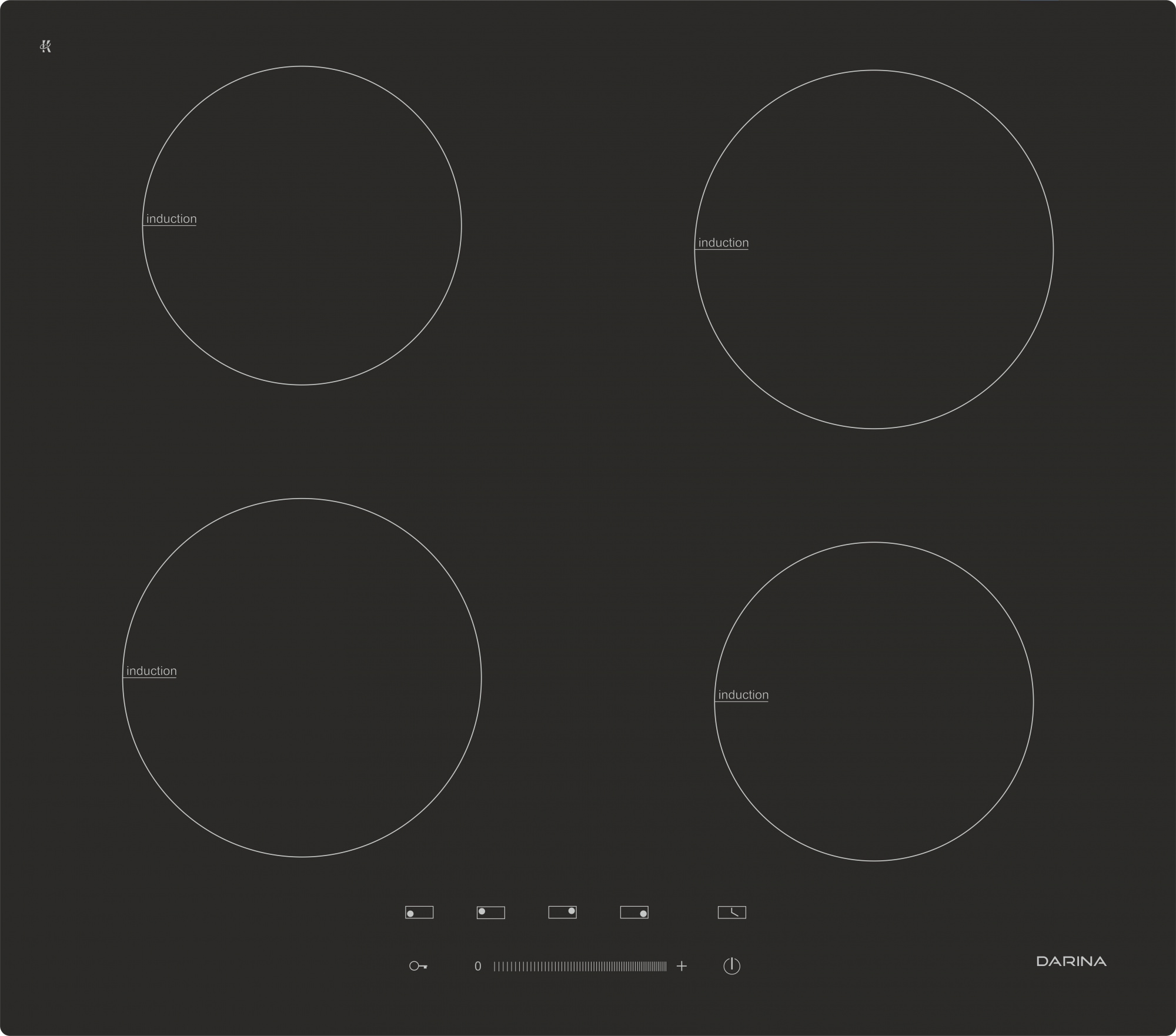 Индукционная варочная поверхность Darina 5P EI 313 B черный