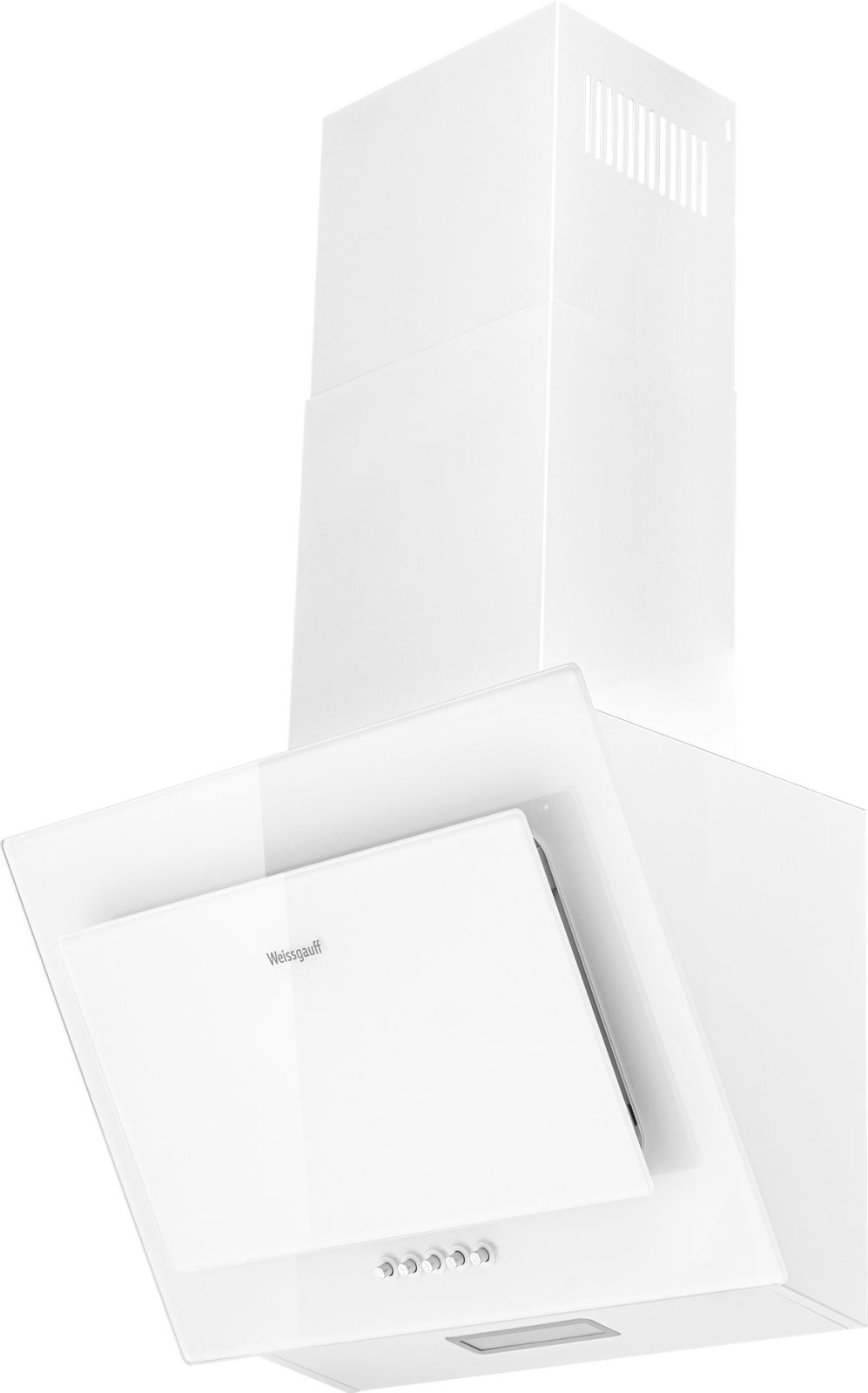 Вытяжка каминная Weissgauff Zaurak 50 PB белый управление: кнопочное (1 мотор)