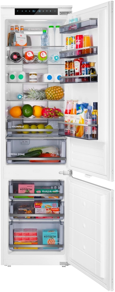 Холодильник Maunfeld MBF19354NFWGR LUX Inverter 2-хкамерн. инвертер (КА-00024622)