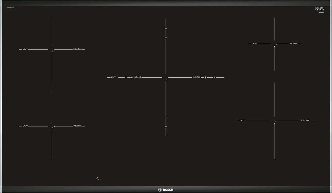 Индукционная варочная поверхность Bosch Serie 8 PIV975DC1E черный