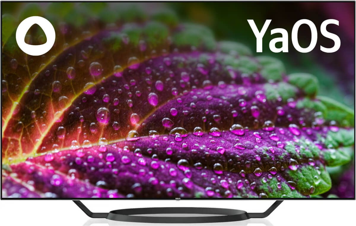 Телевизор OLED BBK 65" 65LED-9201/UTS2C Яндекс.ТВ черный 4K Ultra HD 60Hz DVB-T2 DVB-C DVB-S2 USB WiFi Smart TV