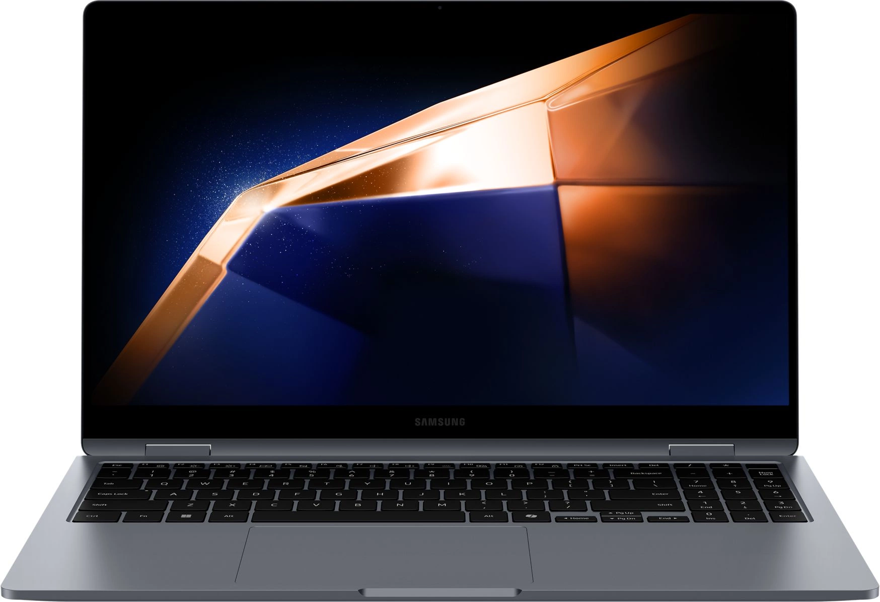 Ноутбук Samsung Galaxy Book 4 360 NP750 Core 7 150U 16Gb SSD512Gb Intel Graphics 15.6" AMOLED Touch FHD (1920x1080) Windows 11 Home grey WiFi BT Cam (NP750QGK-LG2IN)
