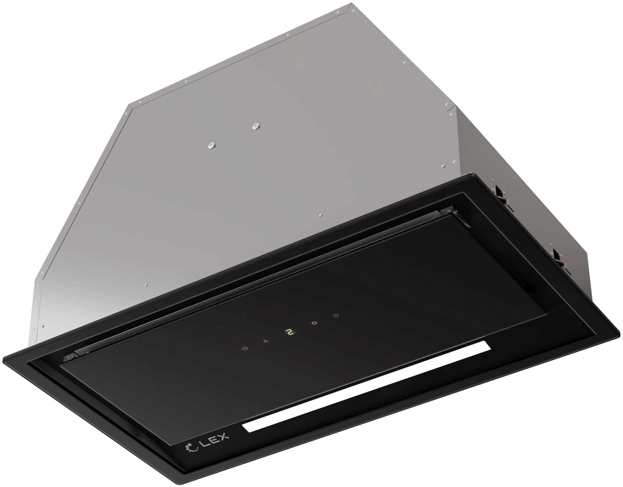 Вытяжка встраиваемая Lex Hyper 600 GS BL черный управление: сенсорное (1 мотор)