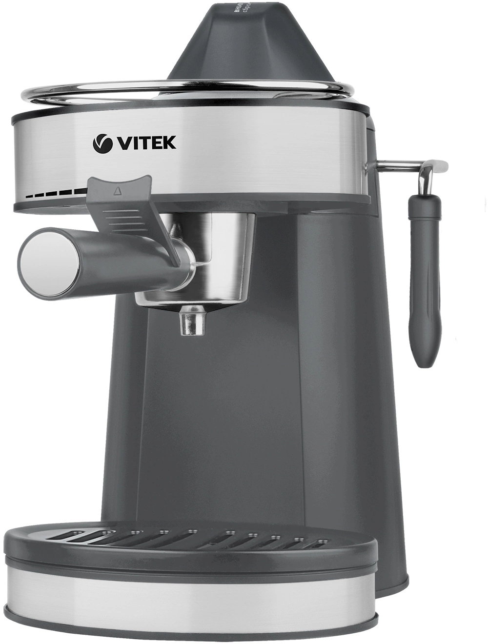 Кофеварка рожковая Vitek VT-1524 750Вт серый