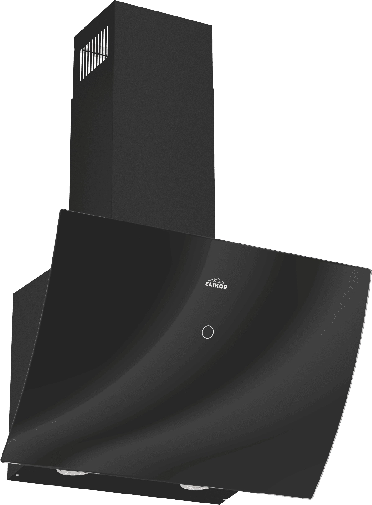 Вытяжка каминная Elikor Wave BK 60 черный управление: сенсорное (1 мотор)