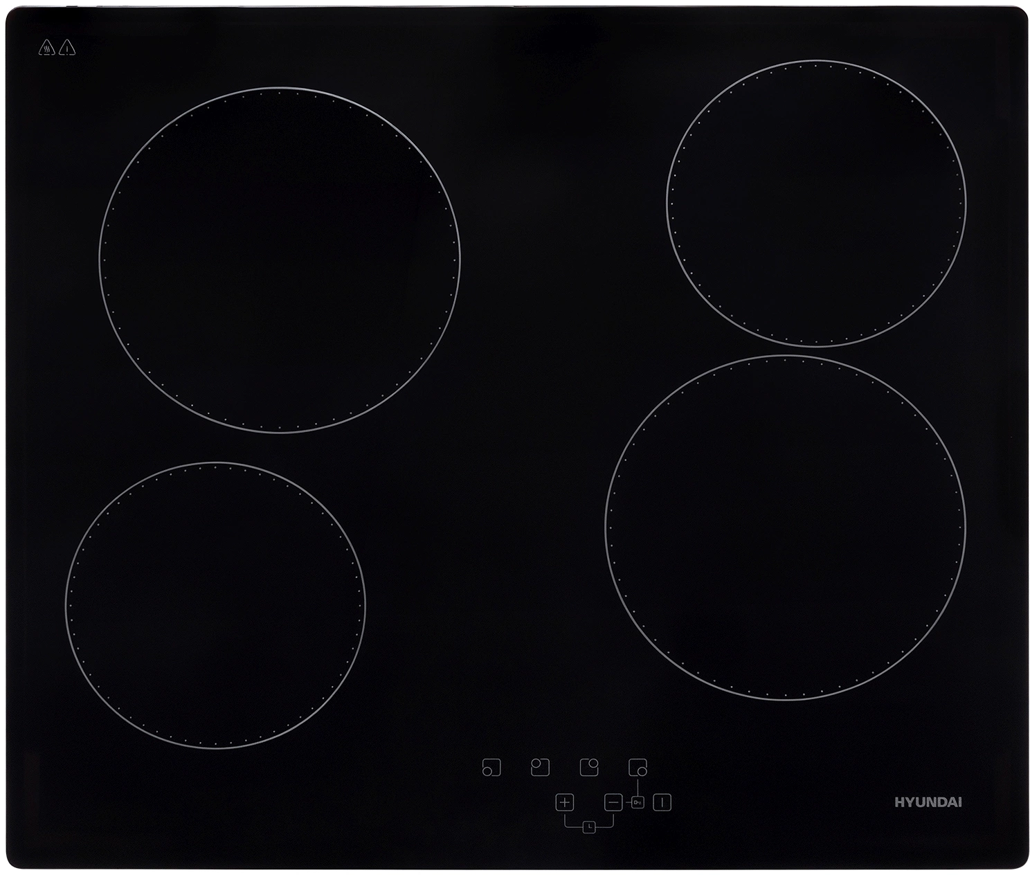 Варочная поверхность Hyundai HHE 6410 BG черный
