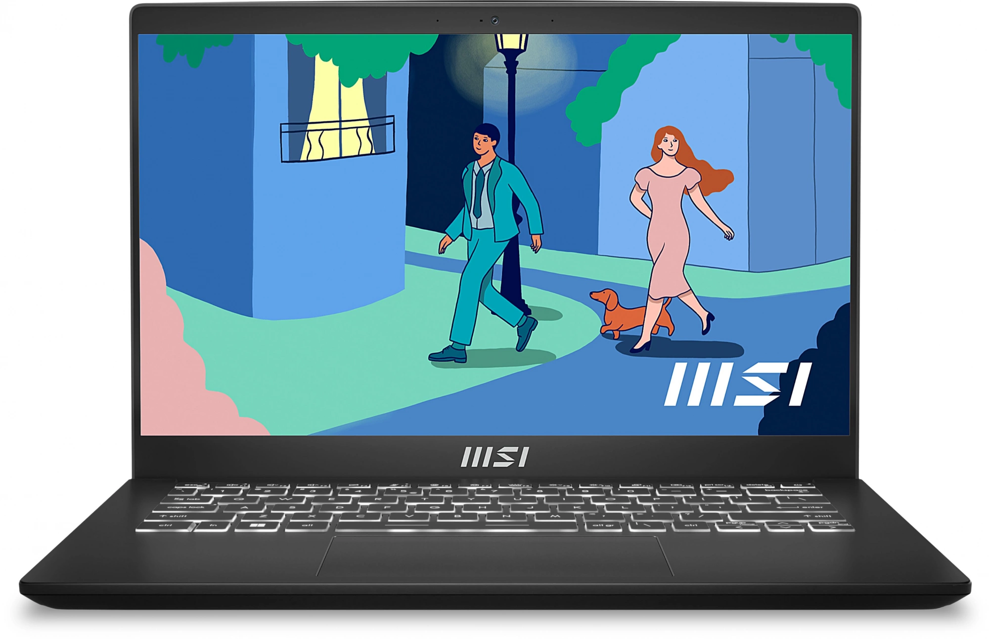 Ноутбук MSI Modern 14 C7M-238RU Ryzen 5 7530U 8Gb SSD512Gb AMD Radeon Graphics 14" IPS FHD (1920x1080) Windows 11 Home black WiFi BT Cam (9S7-14JK12-238)