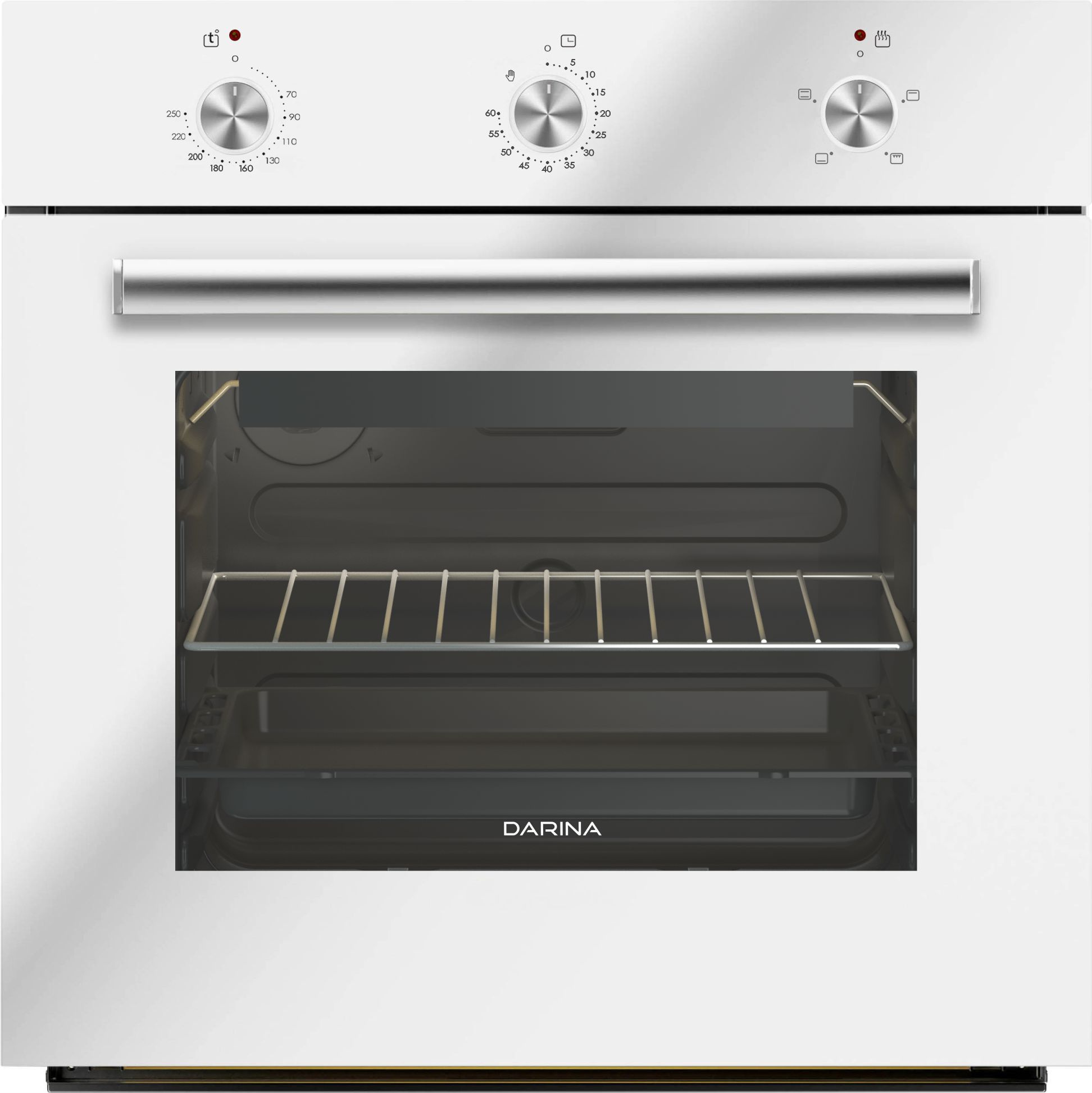 Духовой шкаф Электрический Darina 1U BDE 111 701 W белый/белый