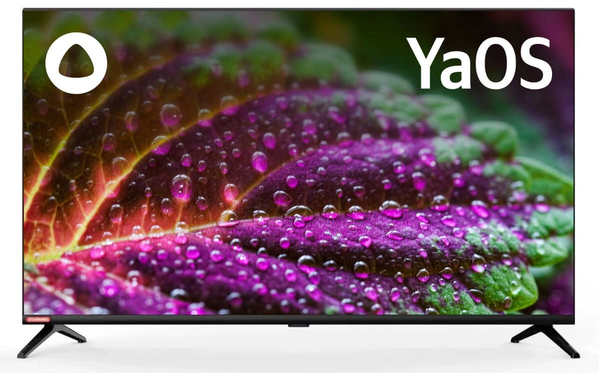 Телевизор LED Starwind 40" SW-LED40SG300 Яндекс.ТВ Frameless черный FULL HD 60Hz DVB-T DVB-T2 DVB-C DVB-S DVB-S2 USB WiFi Smart TV