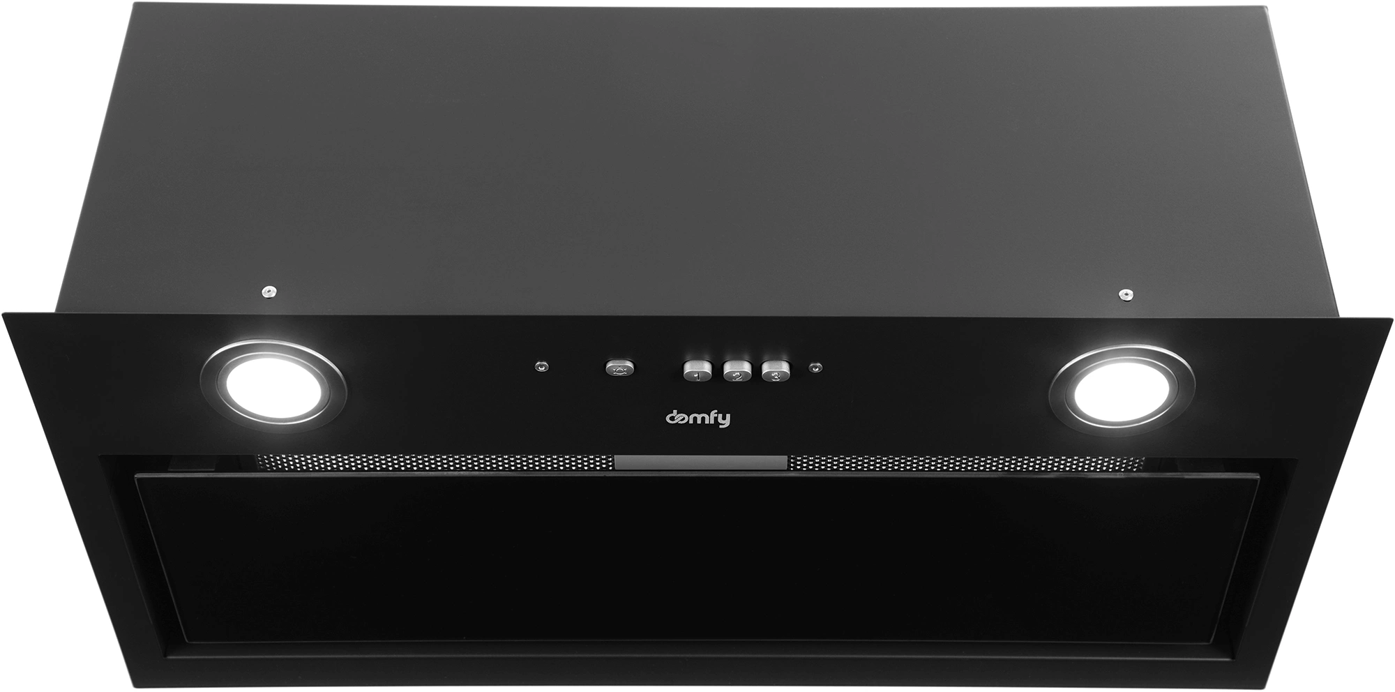 Вытяжка встраиваемая Domfy DM6036BB BG черный управление: кнопочное (1 мотор)