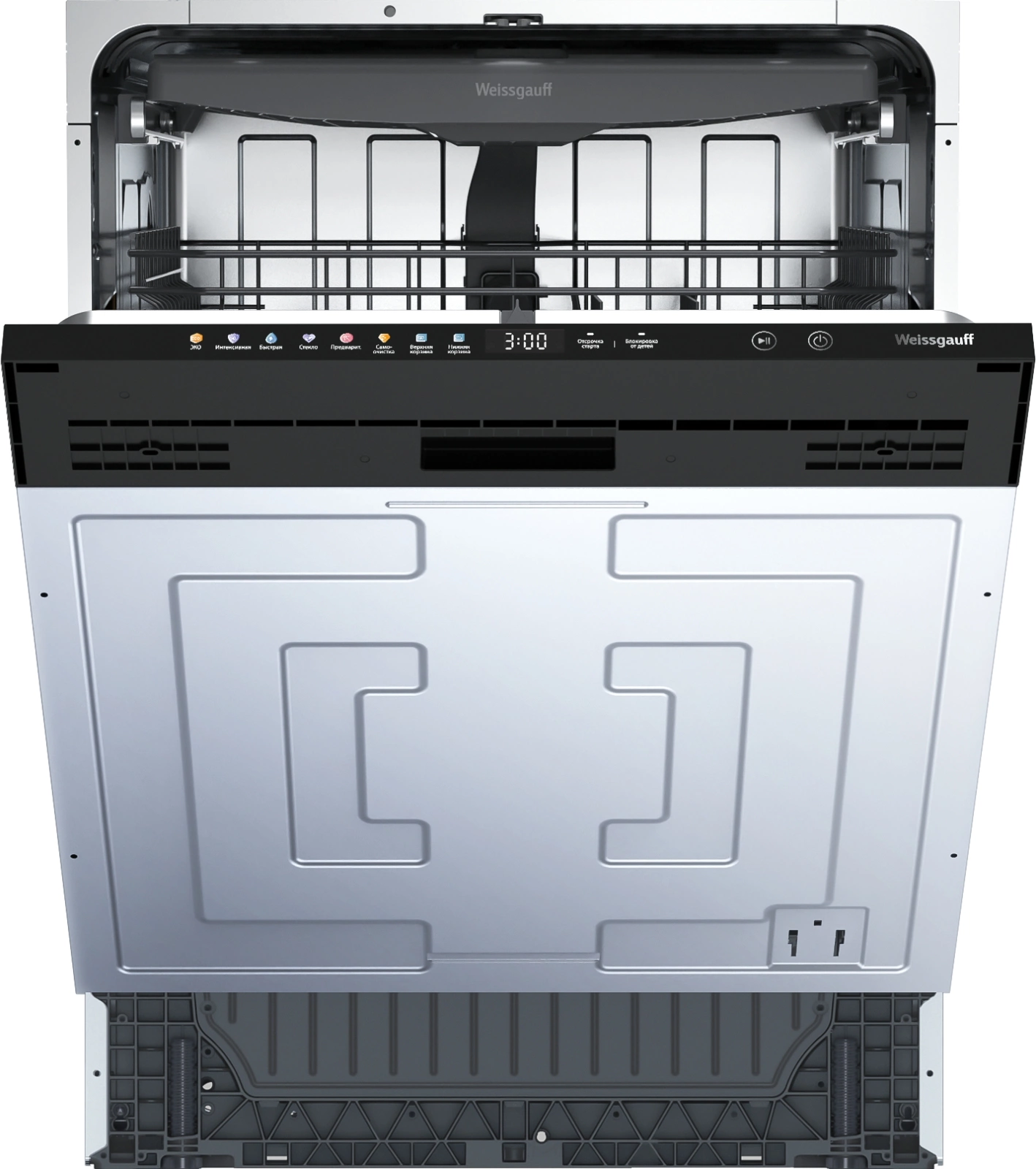 Посудомоечная машина встраив. Weissgauff BDW 6038 Touch Inverter Autoopen Infolight полноразмерная