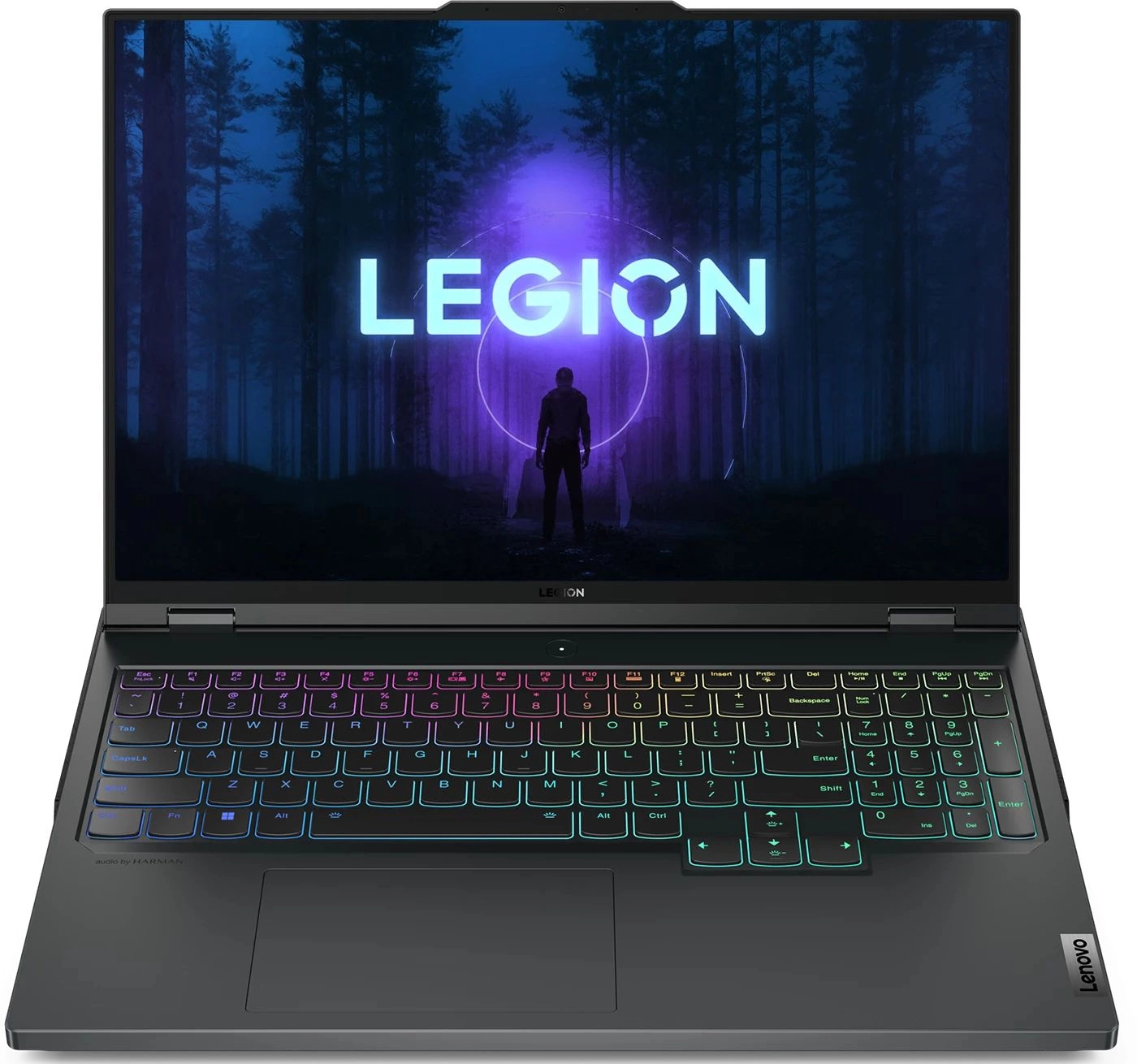 Ноутбук Lenovo Legion Pro 5 16ARX8 Ryzen 7 7745HX 16Gb SSD1Tb NVIDIA GeForce RTX4060 8Gb 16" IPS WQXGA (2560x1600) без ОС dk.grey WiFi BT Cam (82WM00FYRK)