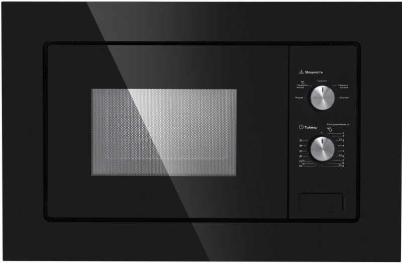 Микроволновая печь Maunfeld MBMO.20.1PGB 20л. 800Вт черный (встраиваемая)