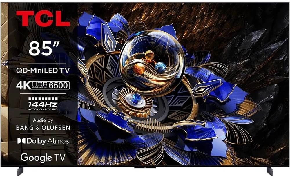 Телевизор QLED TCL 85" 85X11K черный 4K Ultra HD 144Hz MEMC DVB-T DVB-T2 DVB-C DVB-S DVB-S2 USB WiFi Smart TV