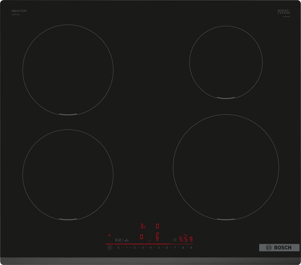 Индукционная варочная поверхность Bosch PIE631HB1E черный