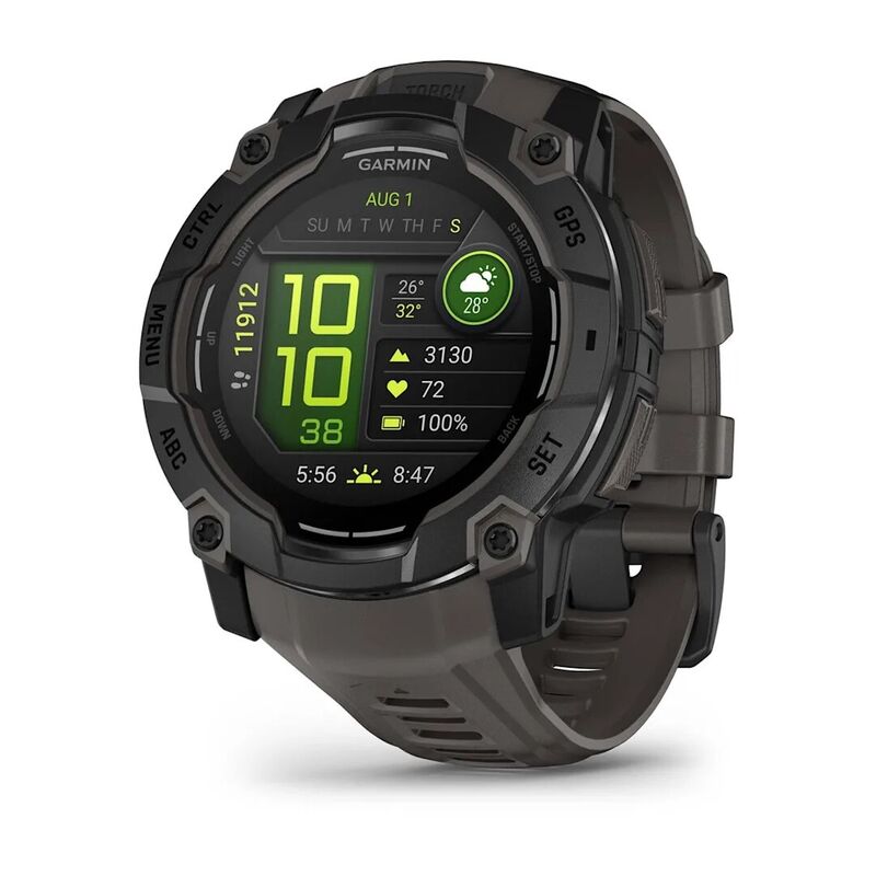 Часы Garmin Instinct 3 50mm Amoled Black/Charcoal Band 010-03020-00