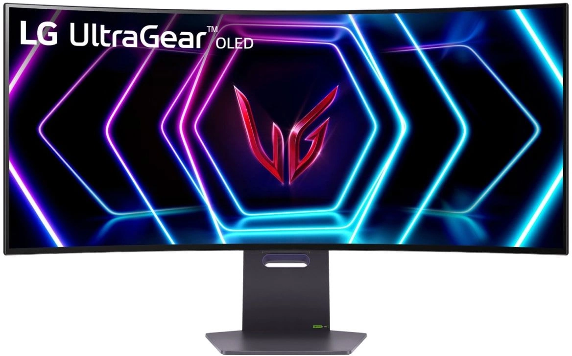 Монитор LG 39" UltraGear 39GS95QE-B черный OLED LED 21:9 HDMI M/M матовая HAS Piv 275cd 178гр/178гр 3440x1440 240Hz G-Sync FreeSync Premium Pro DP 2K USB 10.4кг