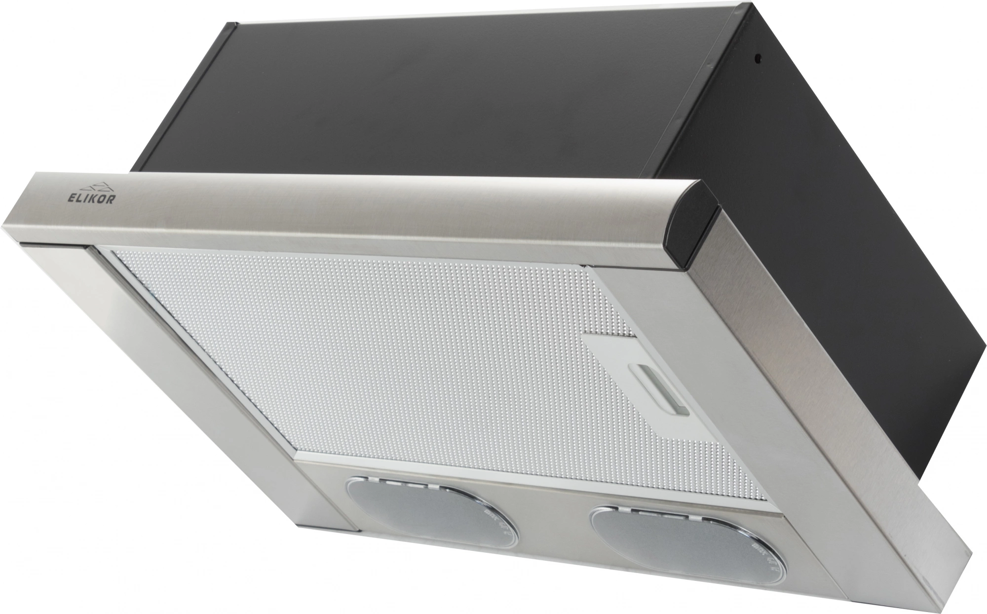 Вытяжка встраиваемая Elikor Интегра 50Н-400-В2Л нержавеющая сталь управление: кулисные переключатели (1 мотор)