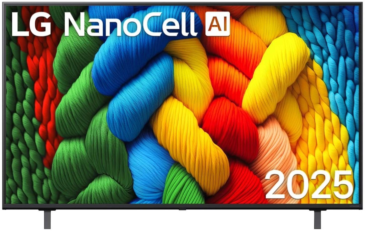 Телевизор LED LG 55" 55NANO81A6A.ARUG черный 4K Ultra HD 60Hz DVB-T DVB-T2 DVB-C DVB-S DVB-S2 USB WiFi Smart TV