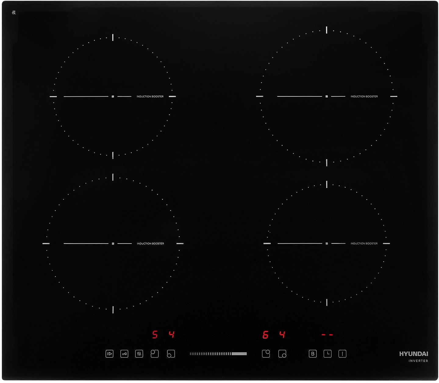 Индукционная варочная поверхность Hyundai HHI 6741 BG черный