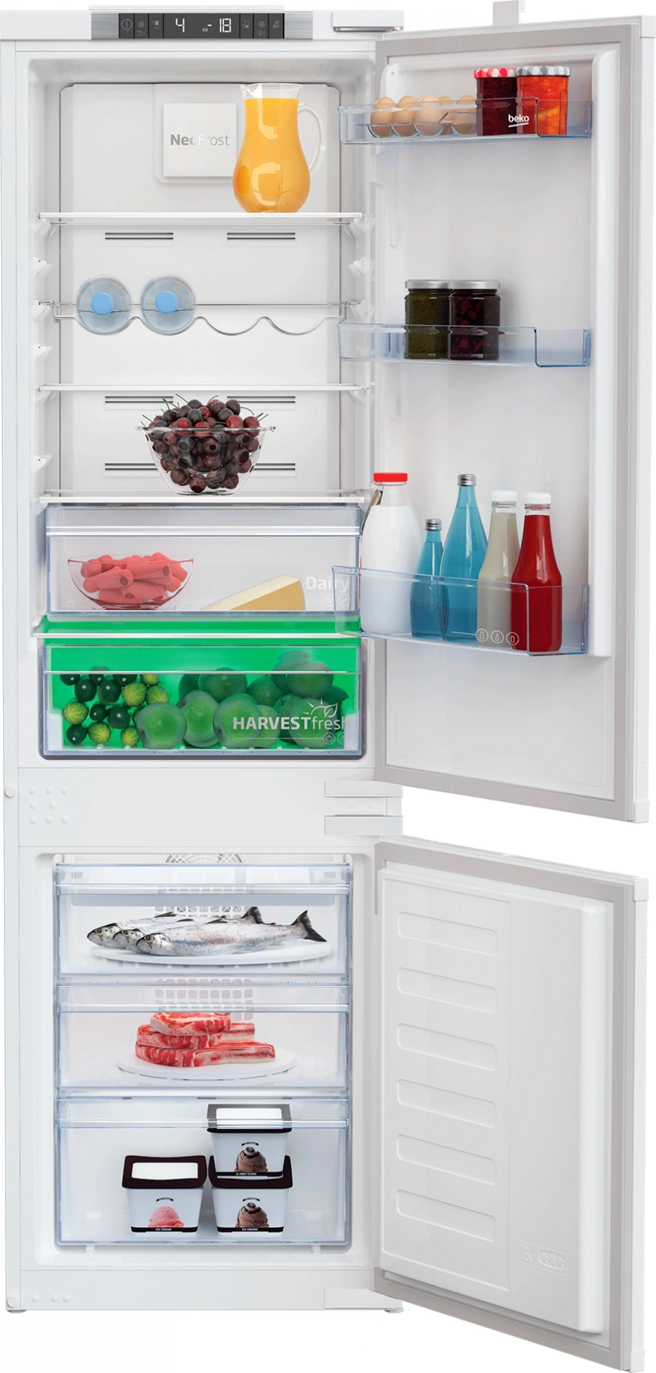 Холодильник Beko BCNA275E3S 2-хкамерн. белый (7523020054)