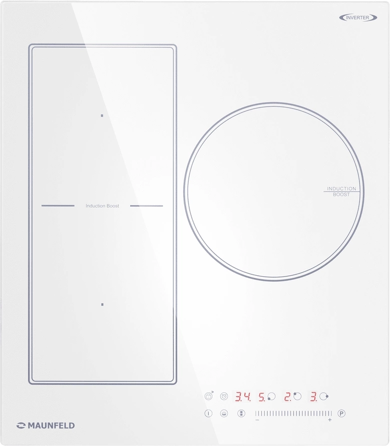 Индукционная варочная поверхность Maunfeld CVI453SBWH Inverter белый