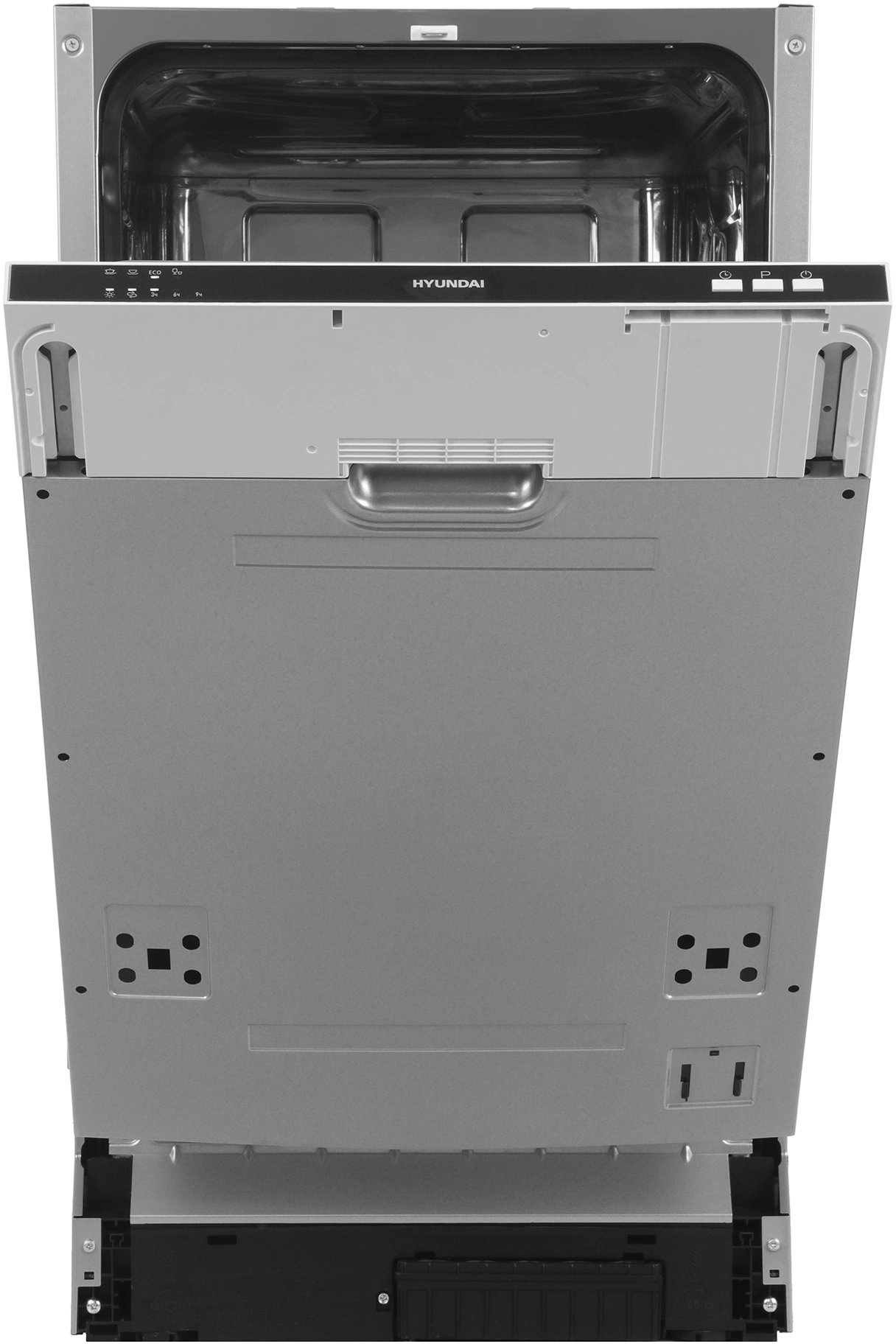 Посудомоечная машина встраив. Hyundai HBD 441 2100Вт узкая серебристый/белый