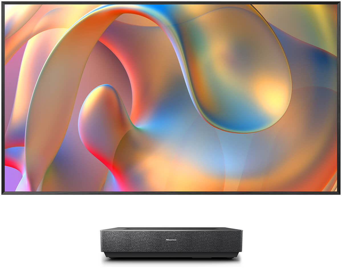 Телевизор Laser Hisense 100" Laser TV 100L5H серебристый 4K Ultra HD