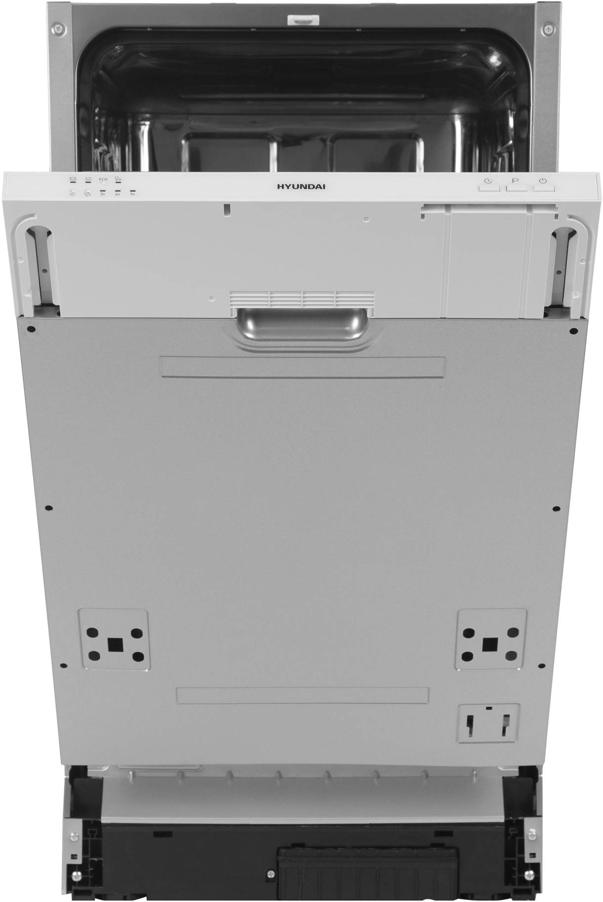 Посудомоечная машина встраив. Hyundai HBD 440P 2100Вт узкая серебристый/белый