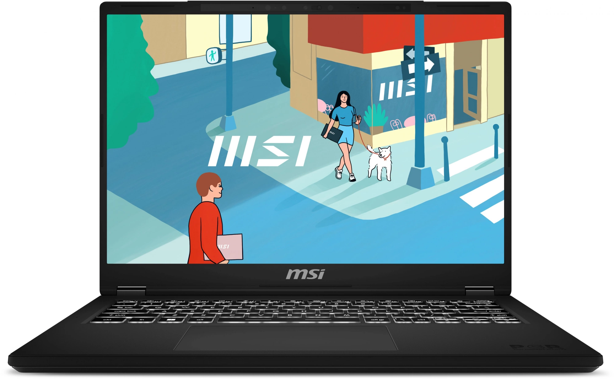 Ноутбук MSI Modern 14 H D13MG-089XRU Core i7 13700H 16Gb SSD512Gb Intel Iris Xe graphics 14" IPS FHD+ (1920x1200) FreeDOS black WiFi BT Cam (9S7-14L112-089)