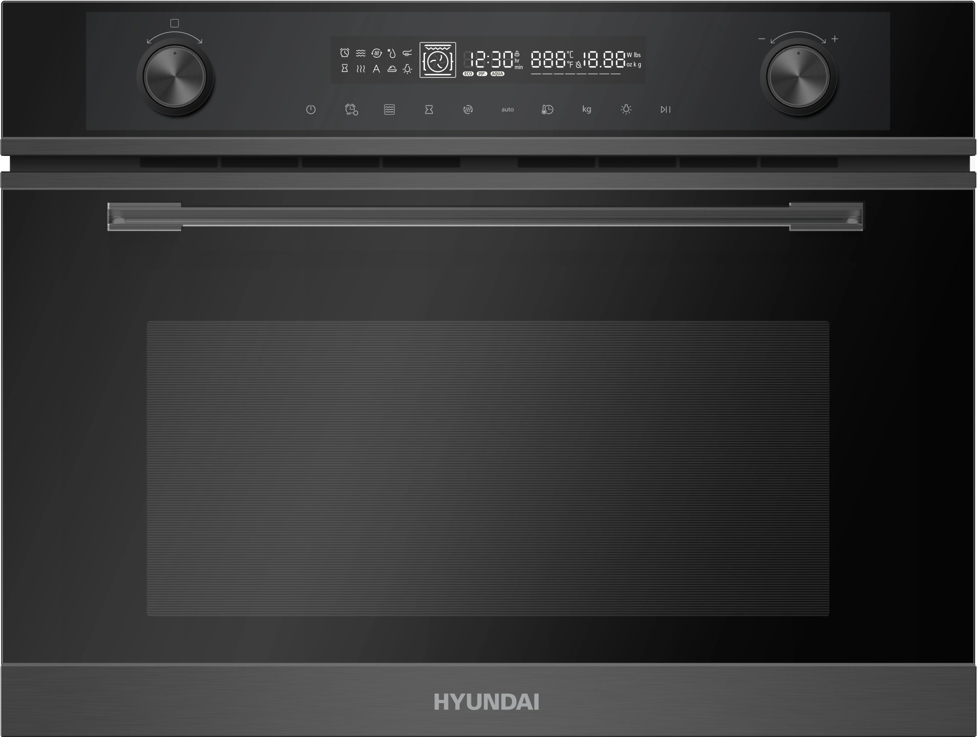 Духовой шкаф Электрический Hyundai HMEO 6540 DX черный