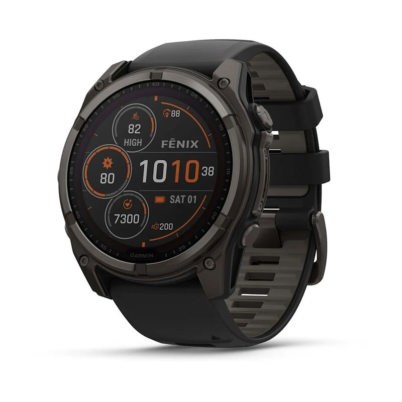 Часы Garmin  Fenix 8 51mm Solar Sapphire Titanium Carbon Gray 010-02907-11