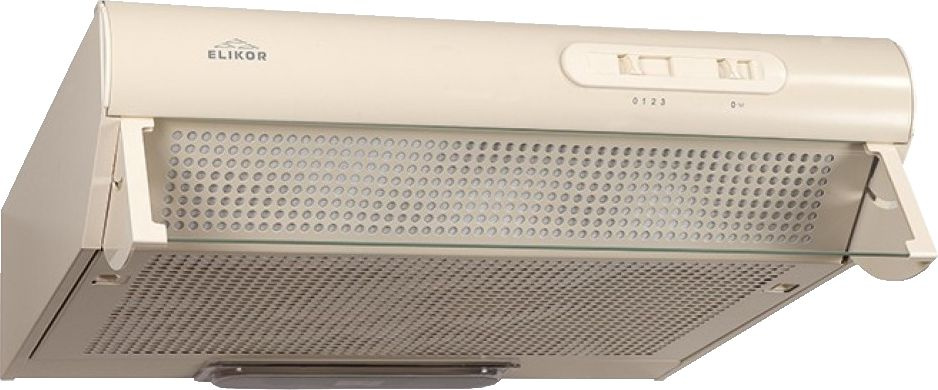 Вытяжка козырьковая Elikor Davoline 60П-290-П3Л бежевый управление: ползунковое (1 мотор)