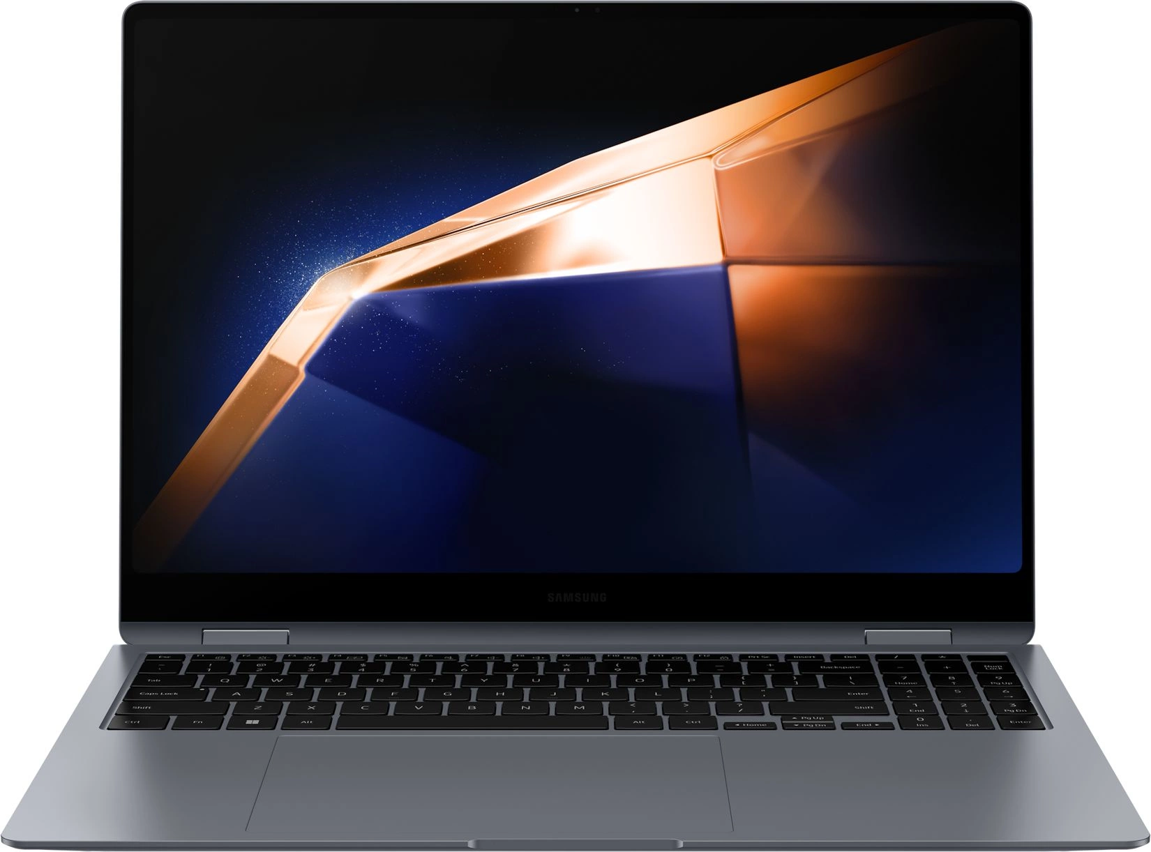 Ноутбук Samsung Galaxy Book 4 Pro 360 NP964 Core Ultra 5 125H 16Gb SSD512Gb Intel Arc 16" AMOLED Touch 2.8K (2880x1800) Windows 11 Home grey WiFi BT Cam (NP964QGK-KG3US)