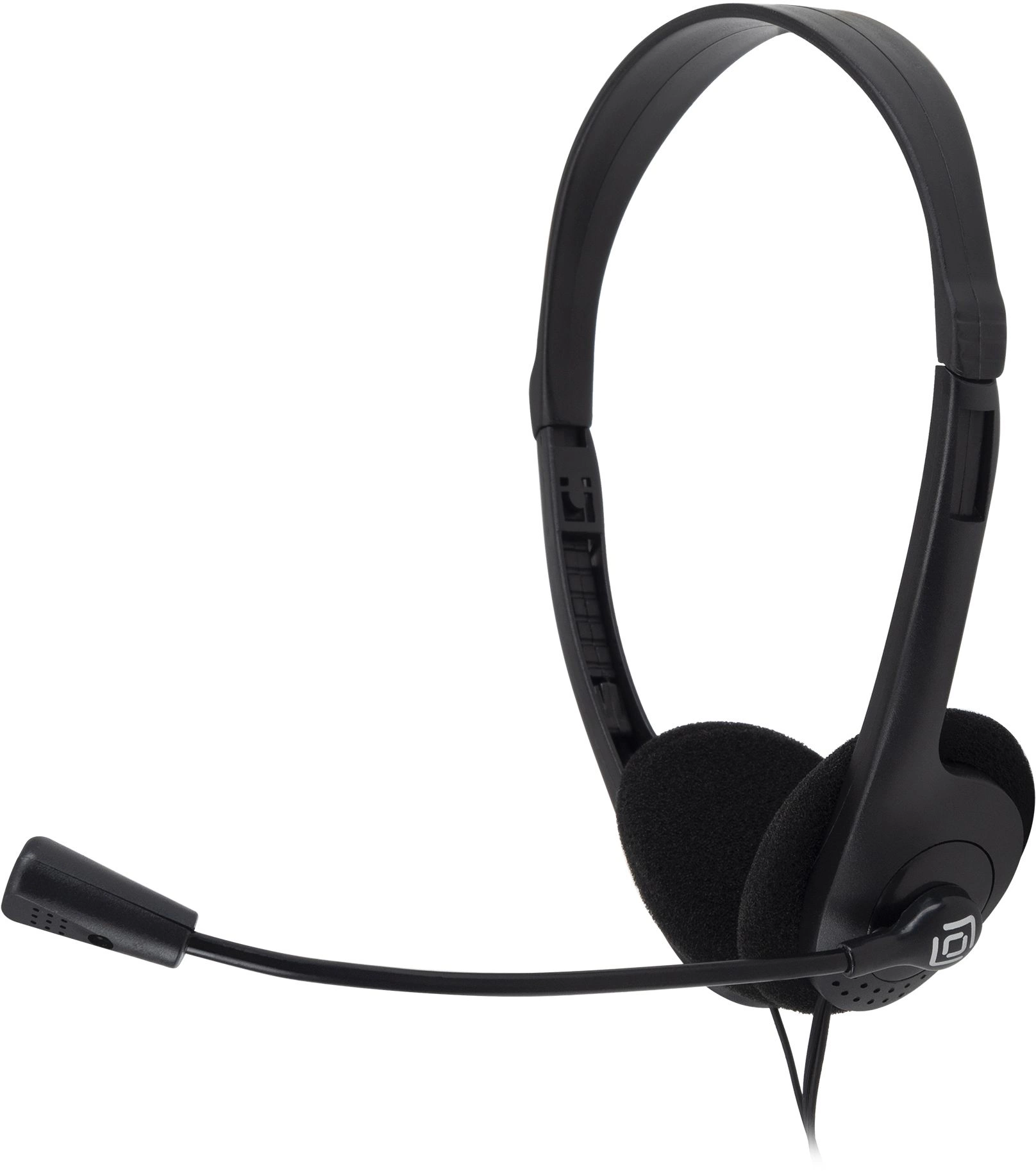 Наушники с микрофоном Оклик HS-M143VB черный 1.8м накладные оголовье (614036)