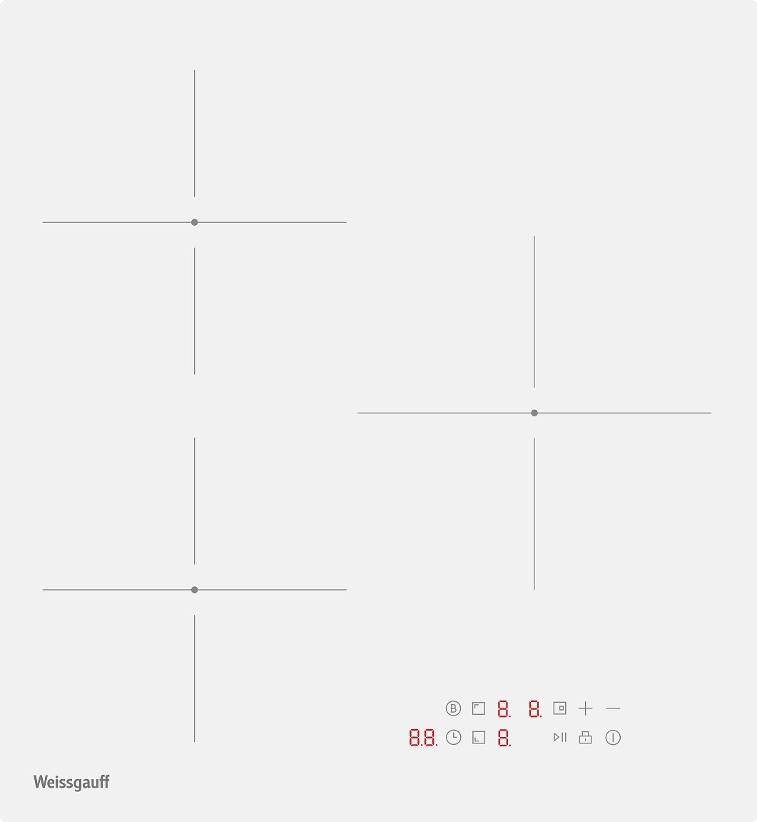 Индукционная варочная поверхность Weissgauff HI 430 WM белый