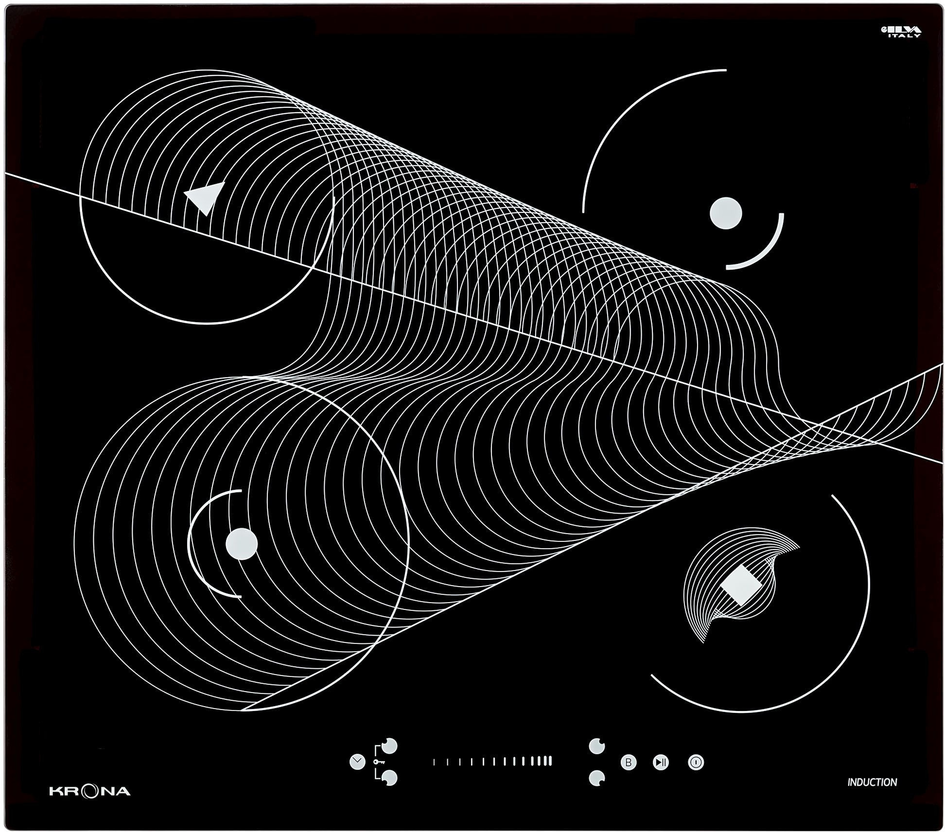 Индукционная варочная поверхность Krona Meridiana 60 BL черный