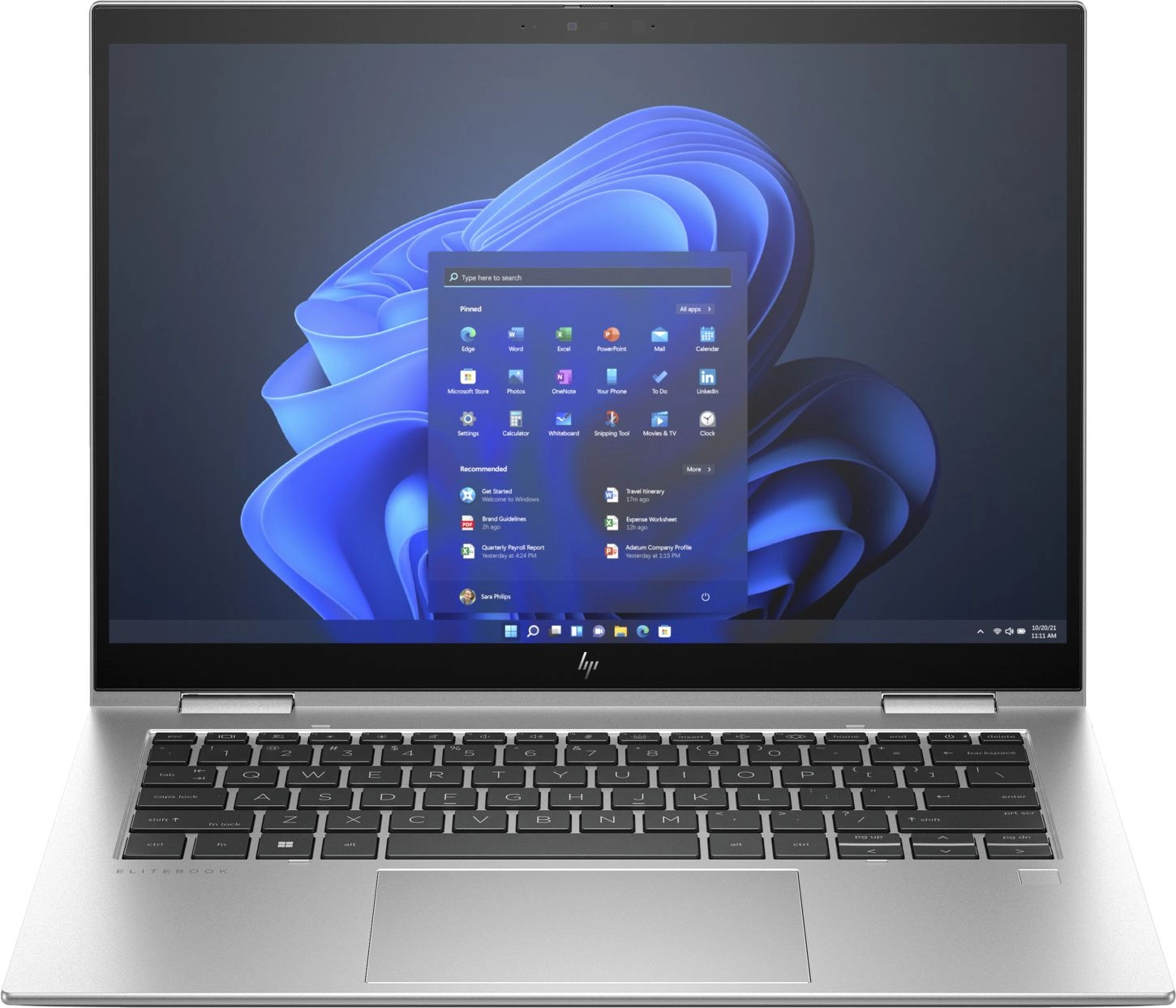 Ноутбук HP EliteBook x360 1040 G10 Core i7 1355U 16Gb SSD512Gb Intel Iris Xe graphics 14" IPS Touch WUXGA (1920x1200) Windows 11 Pro 64 silver WiFi BT Cam (9M491AT)