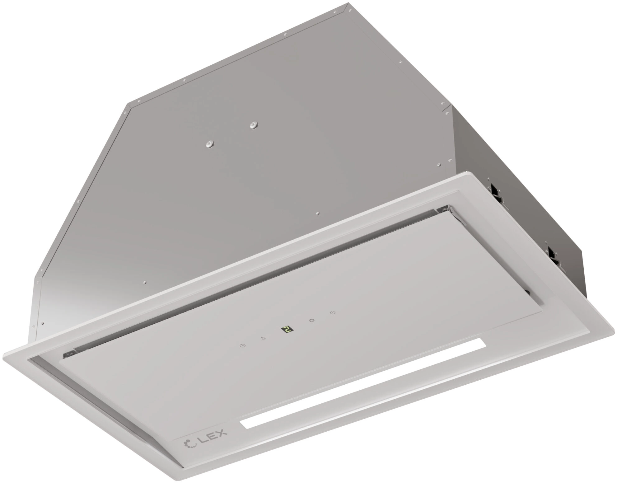 Вытяжка встраиваемая Lex Hyper 600 GS WH Inverter белый управление: сенсорное (1 мотор)