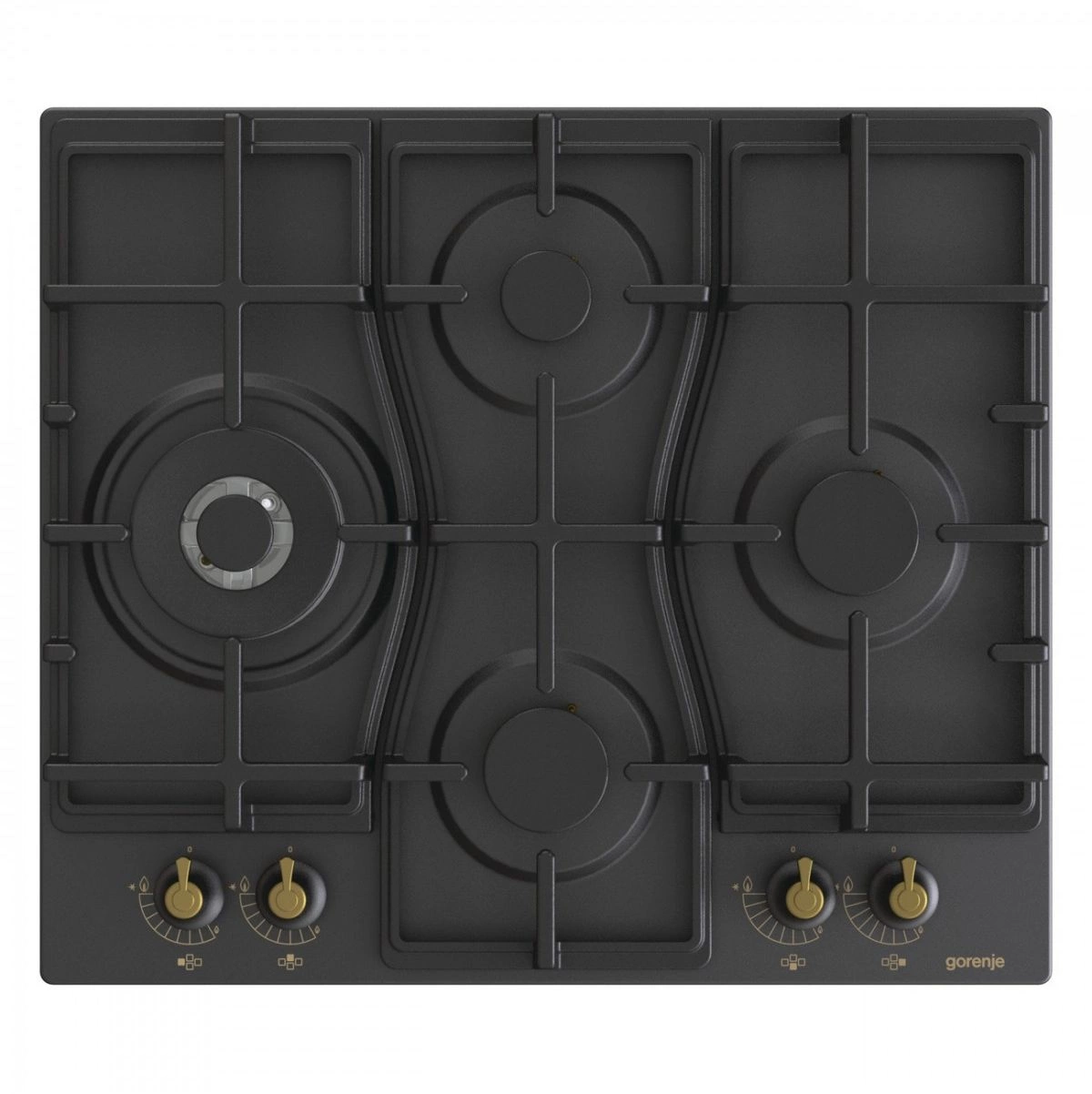 Газовая варочная поверхность Gorenje GW6D42CLB черный