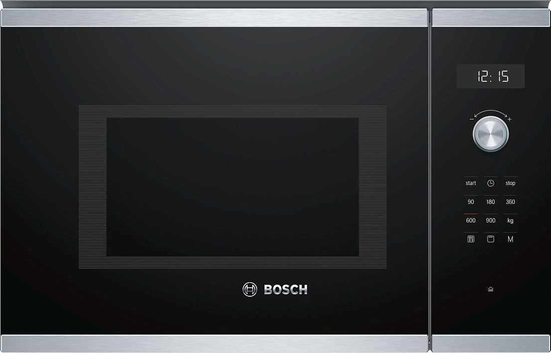 Микроволновая печь Bosch BEL554MS0 25л. 900Вт черный/нержавеющая сталь (встраиваемая)