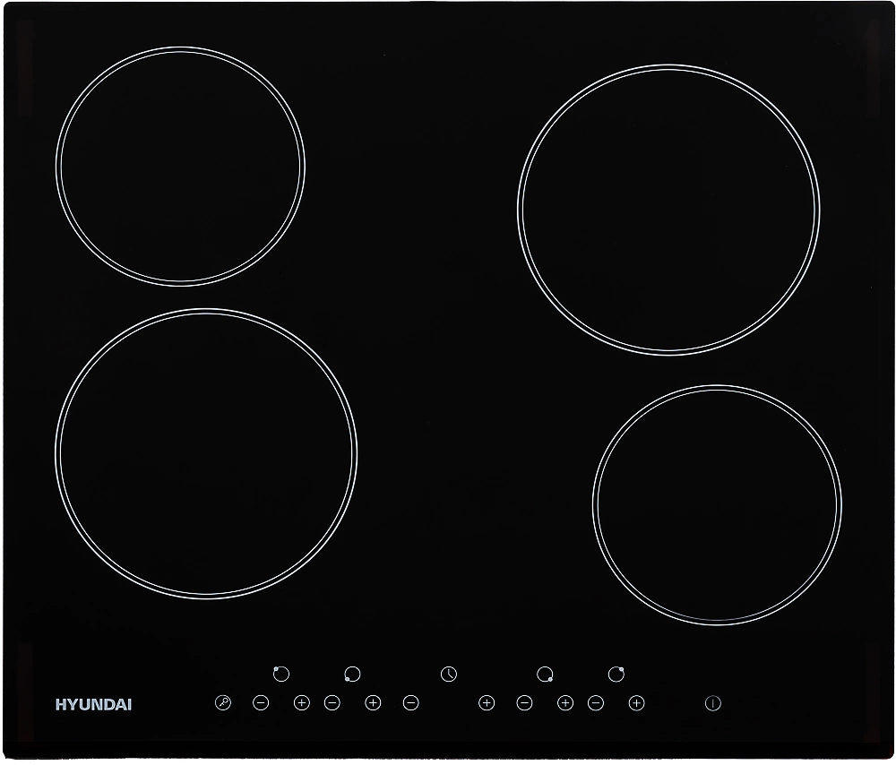 Варочная поверхность Hyundai HHE 6450 BG черный