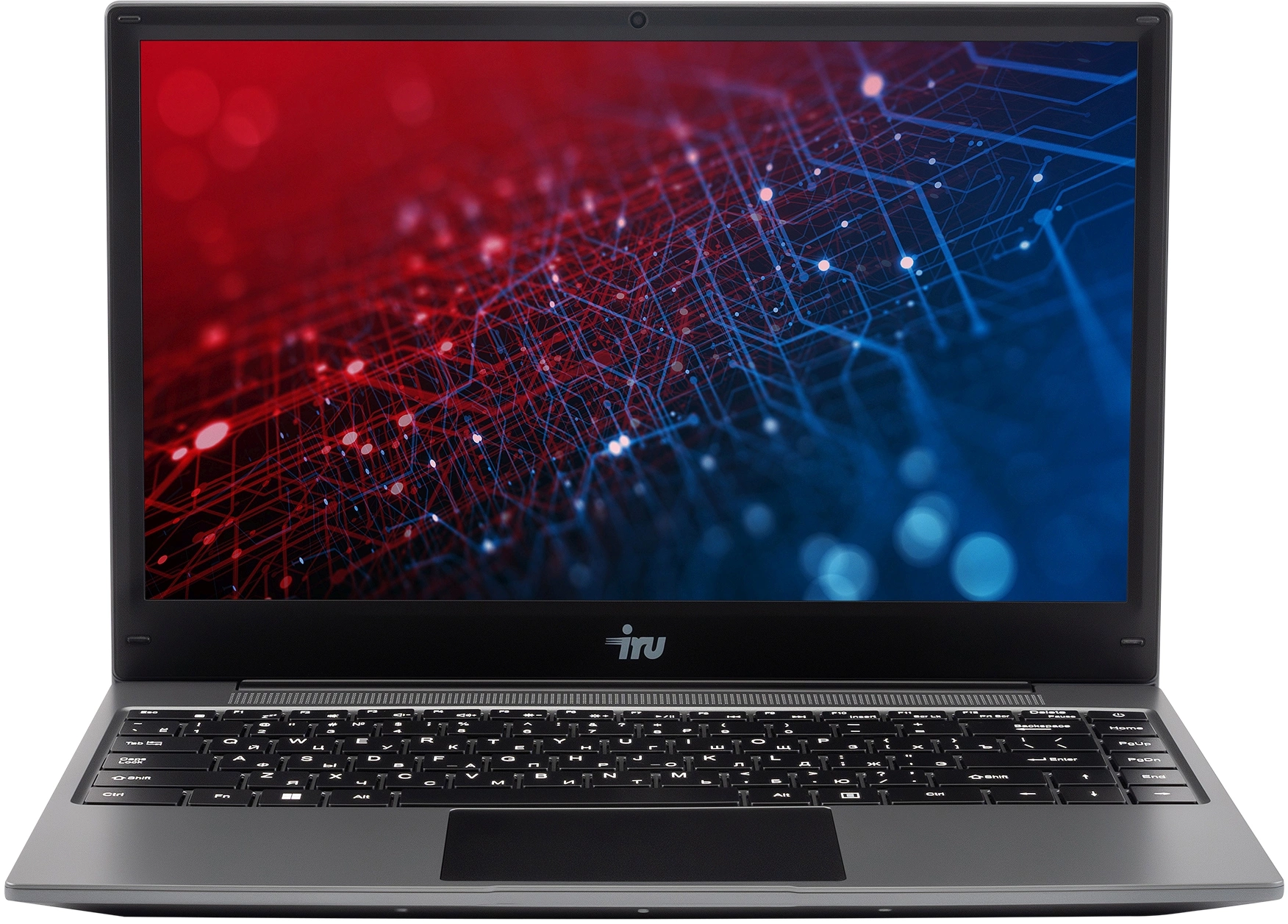 Ноутбук IRU Tactio 14RLH Ryzen 3 3200U 8Gb SSD256Gb AMD Radeon Graphics 14" IPS FHD (1920x1080) FreeDOS grey WiFi BT Cam 4000mAh (2058883)