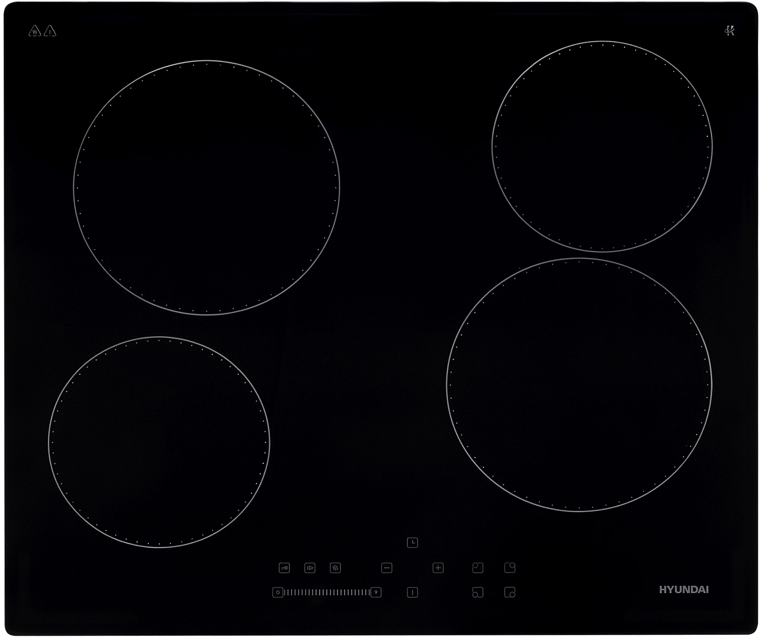 Варочная поверхность Hyundai HHE 6451 BG черный