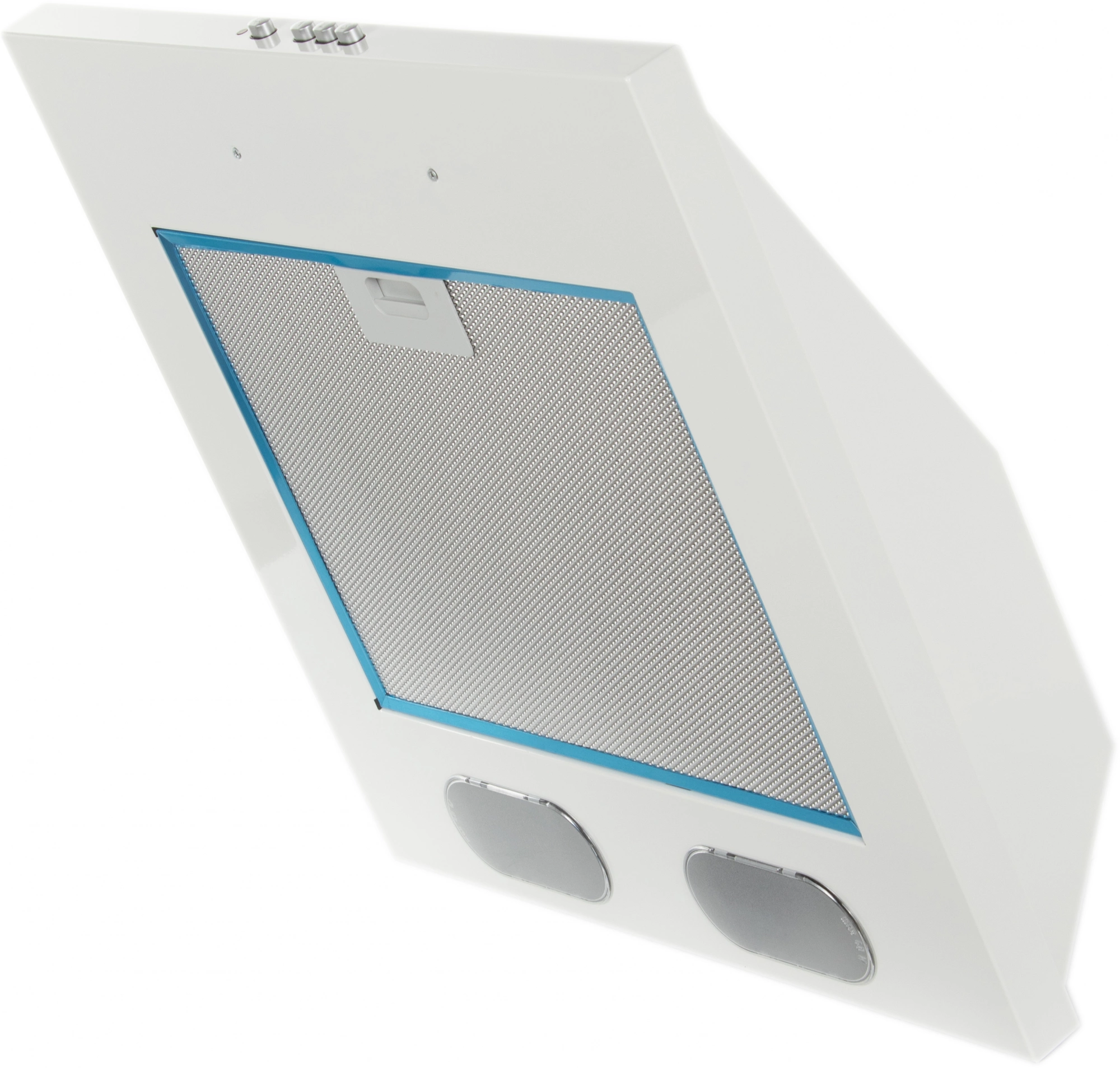 Вытяжка каминная Elikor Оптима 50П-400-К3Л белый управление: кнопочное (1 мотор)