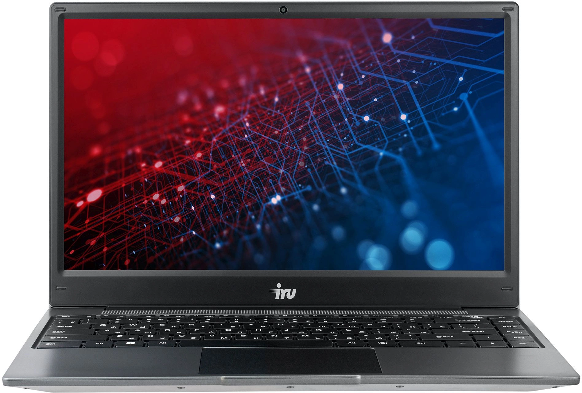 Ноутбук IRU Калибр 14TLH Core i5 1135G7 8Gb SSD512Gb Intel Iris Xe graphics 14.1" IPS FHD (1920x1080) FreeDOS grey WiFi BT Cam 4500mAh (1976597)